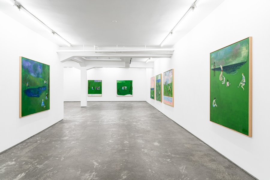 Thorbjørn Sørensen Lurid Green Canvases