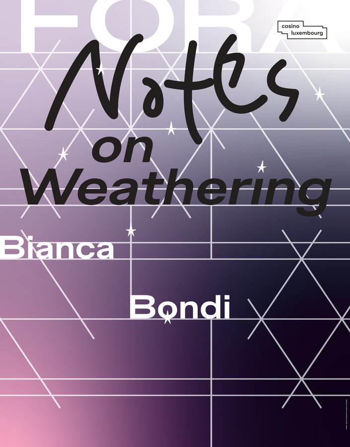 Notes on Weathering at Casino Luxembourg Forum d’Art Contemporain, Luxembourg