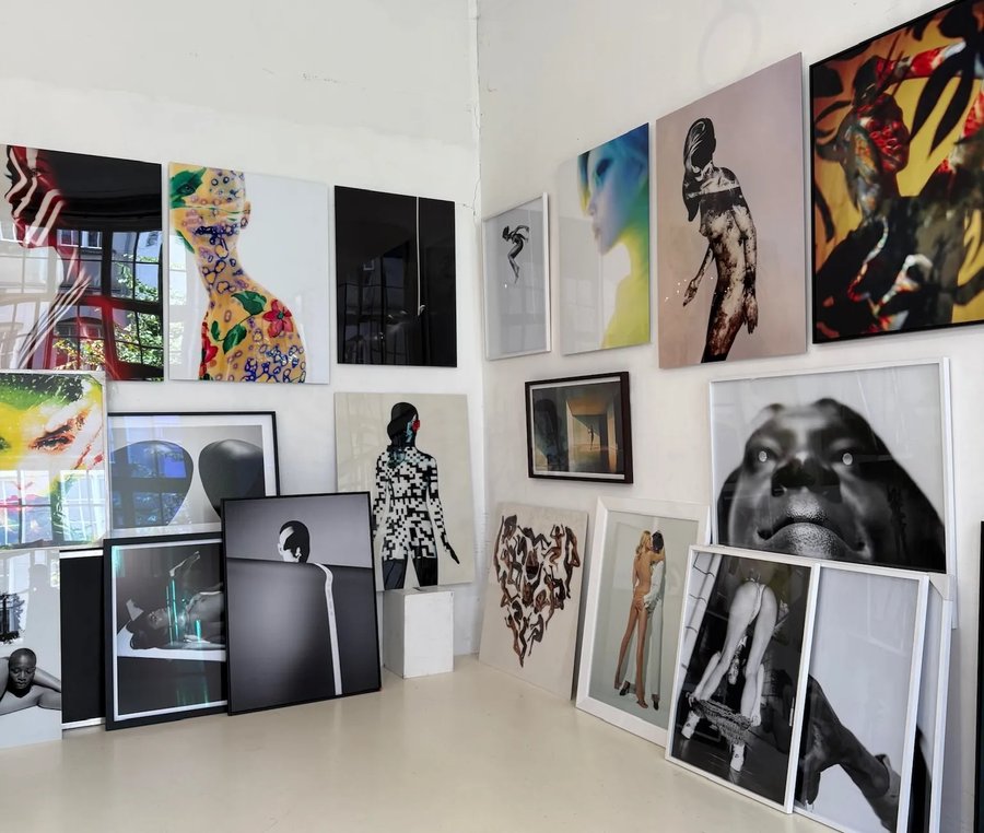 Open Studio of Carli Hermès Amsterdam at Rademakers Gallery, Weesp