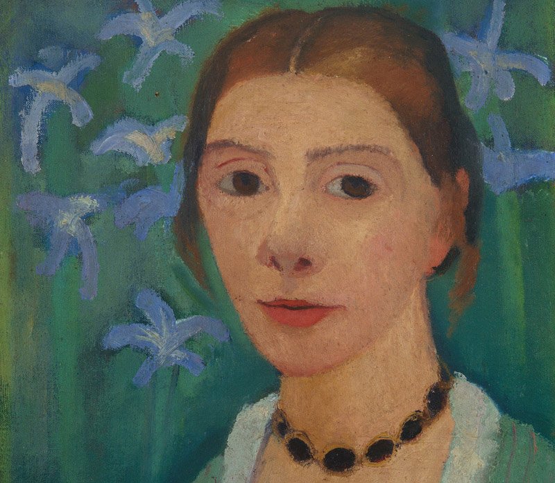 Paula Modersohn-Becker - Selbstbildnis mit Iris