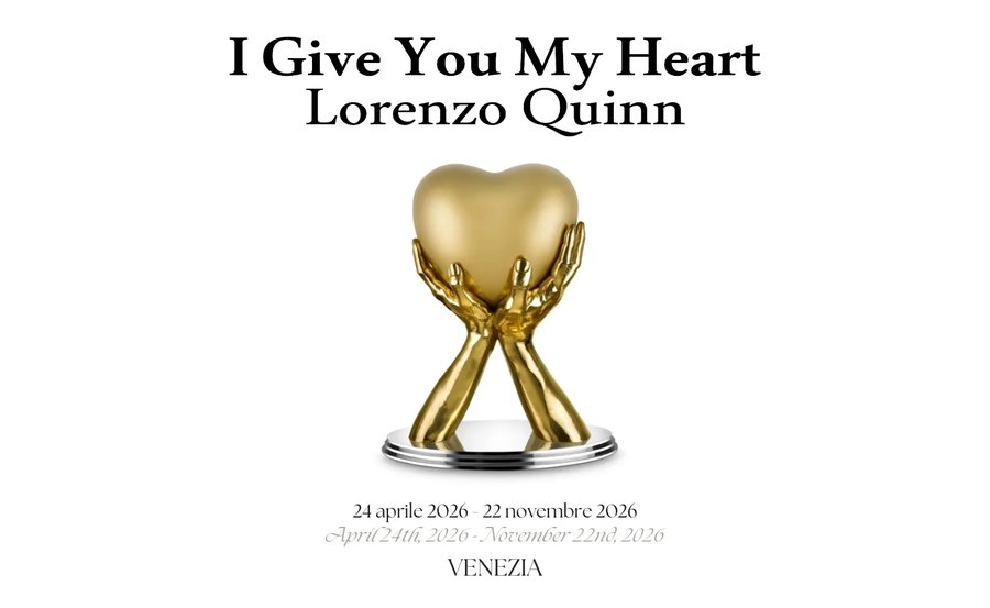 Lorenzo Quinn : I Give You My Heart, Venice at CONTINI ART | VENICE, Venice