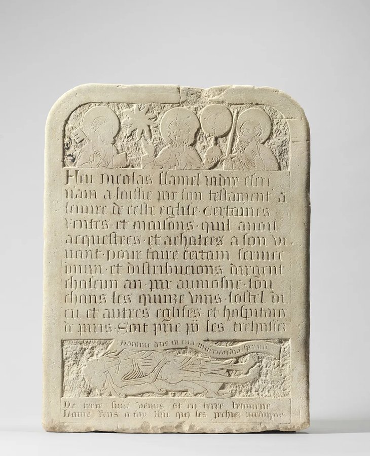 Nicolas Flamel, alchimiste de papier at Musée National du Moyen Age Thermes de Cluny, Paris