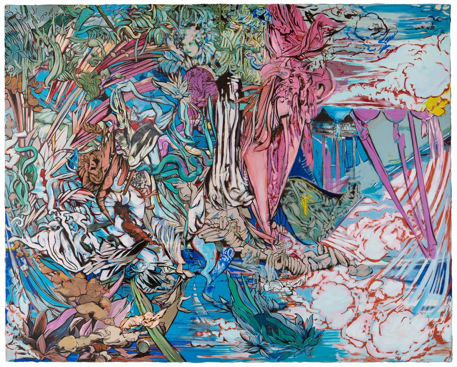 Andrea Damp · GLIMMER Sardanapal, 2015 / Tage aus at Janinebeangallery, Berlin