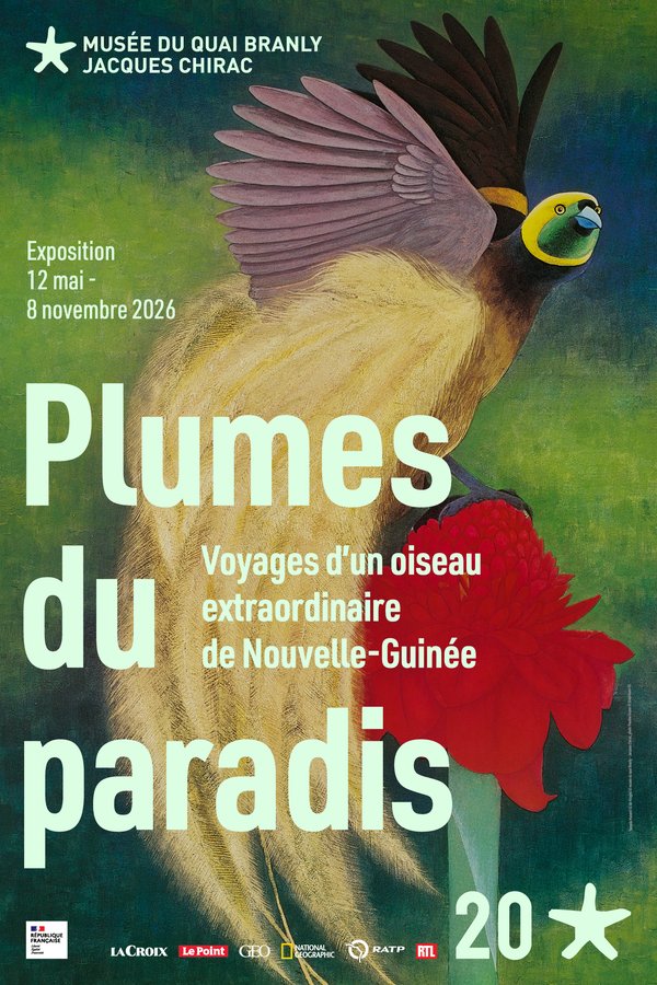 Plumes du paradis at Musée du Quai Branly, Paris