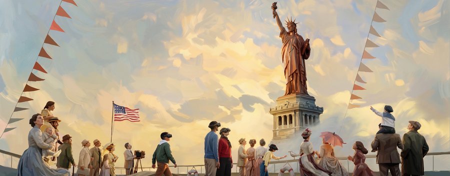 Une statue pour la liberté Expérience immersive en réalité virtuelle at Musée d’Orsay, Paris