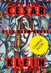 Ausstellung Cesar Klein. Bild Raum Bühne at Bröhan Museum, Berlin