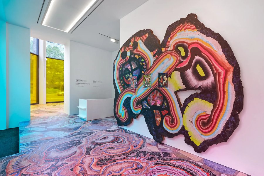 Kerstin Brätsch : Die Sein: Para Psychics Expanded (Excerpt) at Galerie Thomas Schulte, Berlin