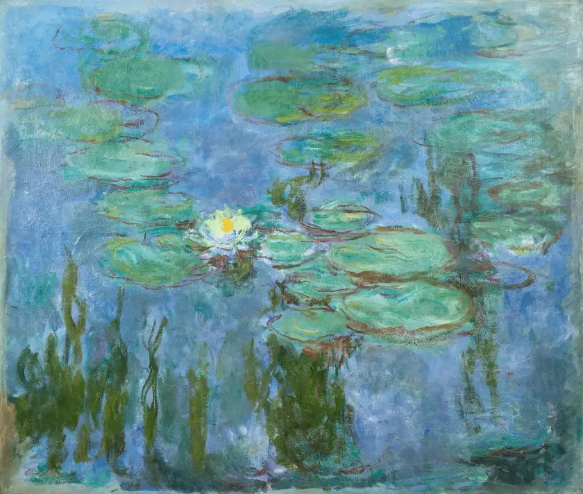 Exhibition Monet: Painting Time at Tate Modern, London