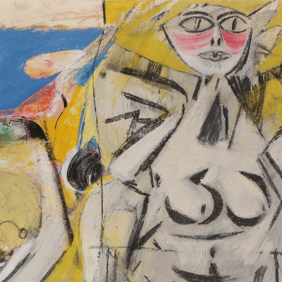Willem de Kooning at work