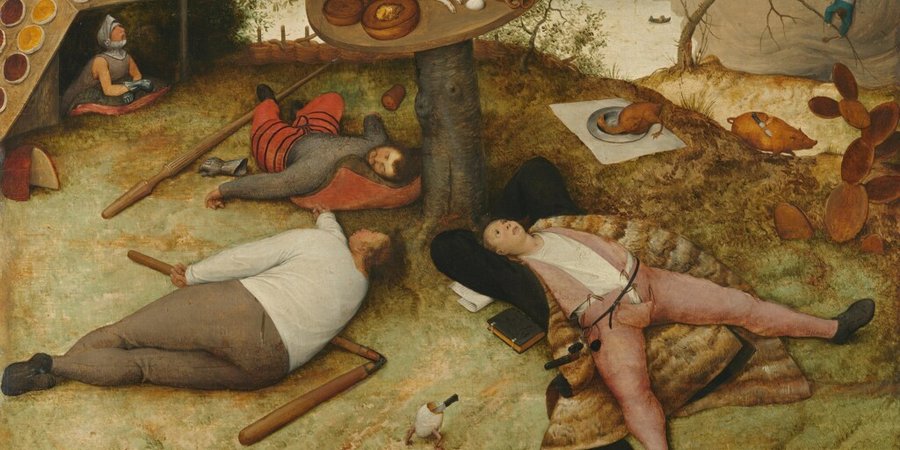 Das Schlaraffenland von Pieter Bruegel d. Ä. und seine Erwerbsgeschichte