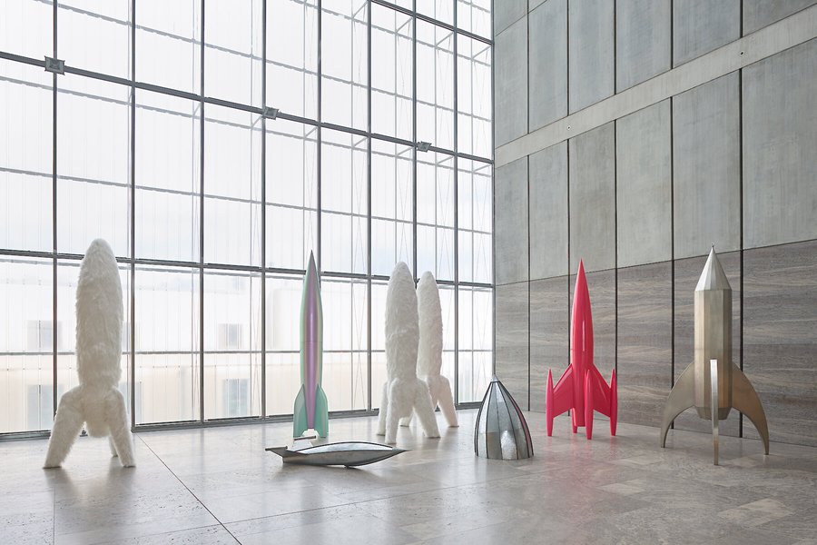Sylvie Fleury: First Spaceship on Venus at MdbK Leipzig, Leipzig