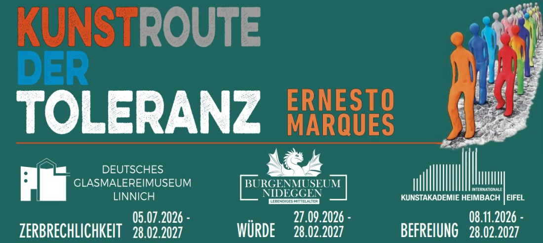 Nie wieder ist Jetzt! at Deutsches Glasmalerei-Museum, Linnich